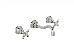 Huber Croisette 3-hole Washbasin Mixer Chrome CS00351021