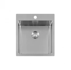 Lorreine SP series stainless steel sink 45x51 cm with tap hole bench 40SPTH