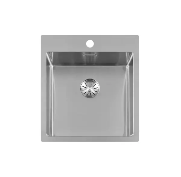 Lorreine SP series stainless steel sink 45x51 cm with tap hole bench 40SPTH