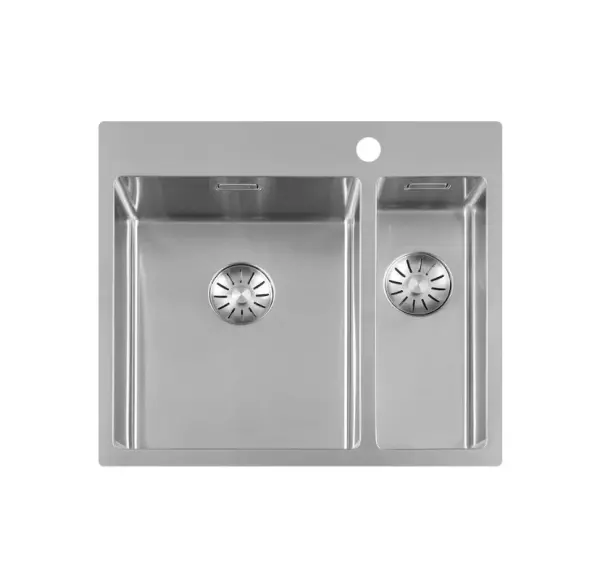 Lorreine SP series stainless steel sink 56x51 cm with tap hole bench 3415SPTH