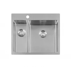 Lorreine SP series stainless steel sink 56x51 cm with tap hole bench 1534SPTH