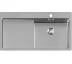 Lorreine SP series stainless steel sink 100x51 cm with tap hole bench 50SPDB-L