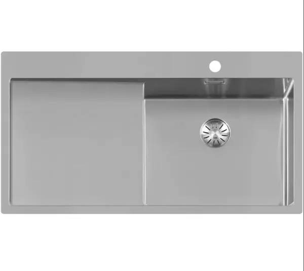 Lorreine SP series stainless steel sink 100x51 cm with tap hole bench 50SPDB-L