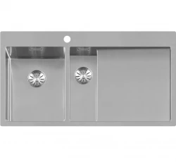 Lorreine SP series stainless steel sink 100x51 cm with tap hole bench 3415SPDB-R