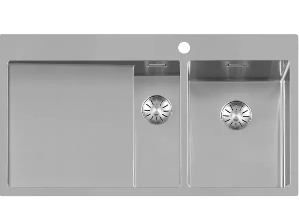 Lorreine SP series stainless steel sink 100x51 cm with tap hole bench 1534SPDB-L