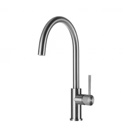 Lorreine Mersey Luxx kitchen faucet full stainless steel with swivel spout MERSEY-XX