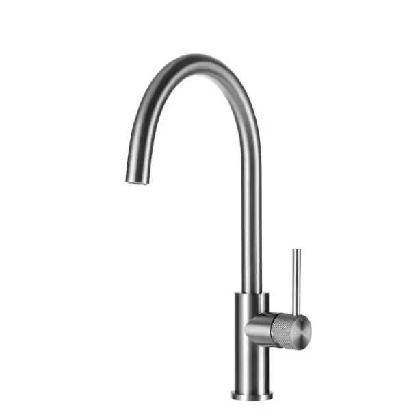 Lorreine Mersey Luxx kitchen faucet full stainless steel with swivel spout MERSEY-XX