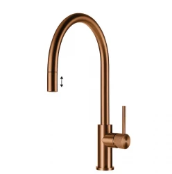 Lorreine Royal Aire copper kitchen tap with pull-out spout AIRE-COPPER-XX