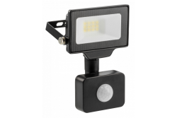 G-TECH LED floodlight with motion sensor,10W,1000lm,AC220-240V,50/60 Hz,PF>0,9,RA>80,IP65,120°,6000K,black 1208959173