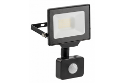 G-TECH LED floodlight with motion sensor,20W,2000lm,AC220-240V,50/60 Hz,PF>0,9,RA>80,IP65,120°,6000K,black 1208959175