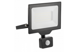 G-TECH LED floodlight with motion sensor,50W,5000lm,AC220-240V,50/60 Hz,PF>0,9,RA>80,IP65,120°,6000K,black 1208959179