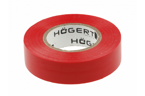 Hoegert Insulation tape 0.13 mm x 19 mm x 20 m red 1208959568