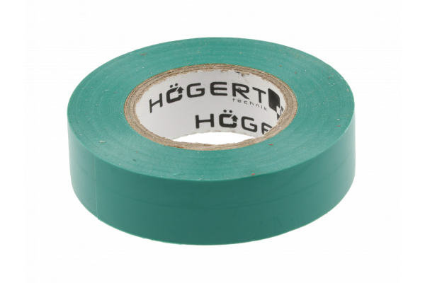 Hoegert Insulation tape 0.13 mm x 19 mm x 20 m green 1208959570