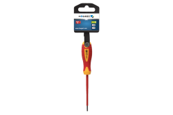 Hoegert Insulated slotted screwdriver 2 5 x 75 mm 1000 V S2 steel 1208960017