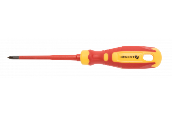 Hoegert Insulated screwdriver PH1 100 mm 1000 V CrMo steel 1208960030