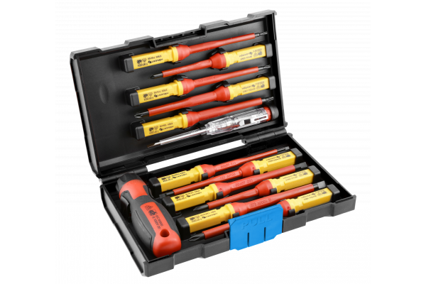 Hoegert Screwdrivers - set 13 pcs isolated 1000V 1208960044