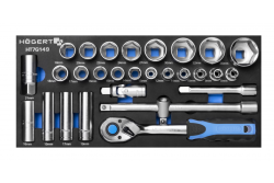 Hoegert Sockets set with ratchet handle 1208962056