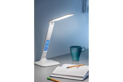Decor Table lamp GALACTIC LED 5W 240lm AC220-240V 50/60Hz changeable colors (3000K 4000K 6000K) calendar alarm thermometer white body 1208962484
