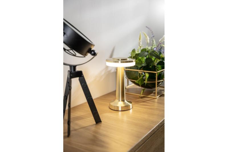 Decor Monum Desk Lamp 3W 200lm DC 5V 1A 3000 K 3 st. Dimming battery 1800 mAh gold 1208962505