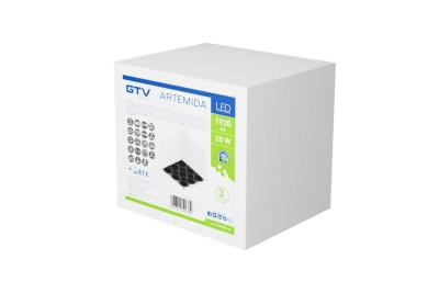 Decor LED fixture ARTEMIDA 20W 1920lm AC220-240V 50/60 Hz PF>0 9 Ra≥80 IP20 IK08 4000K 38° square white 1208962641