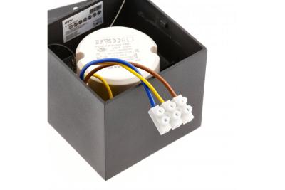 Decor LED fixture ARTEMIDA 20W 1920lm AC220-240V 50/60 Hz PF>0 9 Ra≥80 IP20 IK08 4000K 38° square black 1208962642