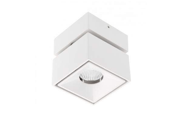 Decor 'LED luminaire bianco cct 8W 680lm AC220-240V 50/60 Hz Ra≥80 IP20 36° 2700/3300/4000K square white 1208962675