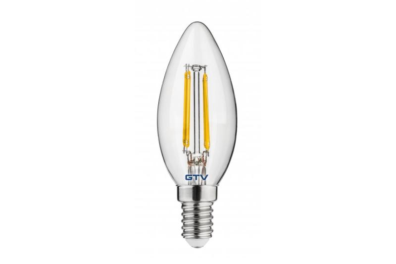 LED light, FILAMENT, C35, 4000K, E14, 4W, 440Im, AC220-240V/ 50-60Hz, RA>80, 360° 1208962687