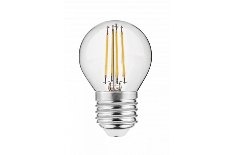 LED light source FILAMENT,3000K,G45,E27,4W,AC220-240V/50-60Hz, RA>80,360°,400lm,PF>0,5,35mA 1208962776