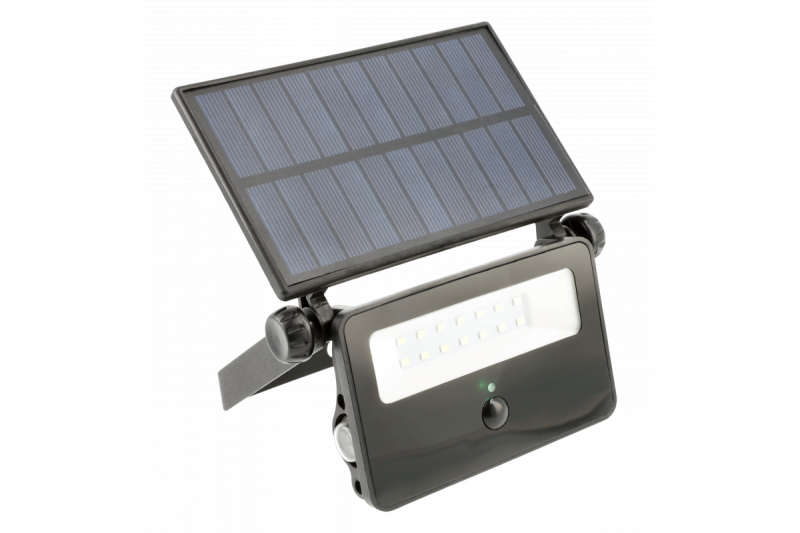 Solar LED floodlight LUMOS, with motion sensor, 10W, 850lm, 6400K, IP65, 120°, solar panel, 3y 1208962938