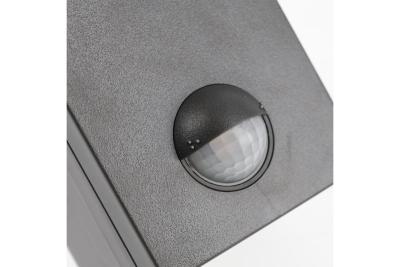 Decor Fixture PARIS LED with motion sensor 10W 900lm IP54 AC220-240V 50/60Hz 140° 9m 4000K black 1208963096