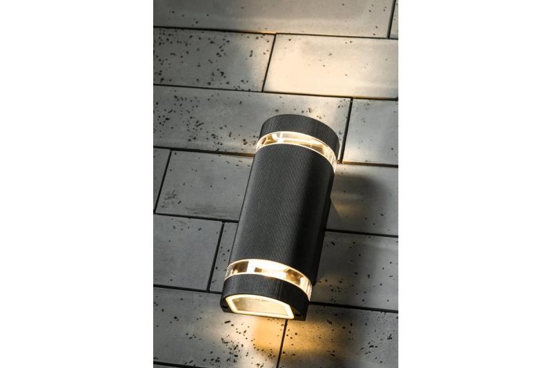 Decor Wall luminaire two directions SILVA GU10 MAX.2x50W IP54 AC220-240V 50/60Hz black 1208963135