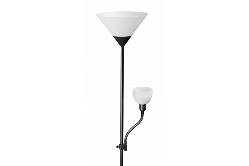 Decor Floor lamp BENFICA 2 max 60W-E27 max 40W-E14 AC220-240V 50/60Hz black 1208963346