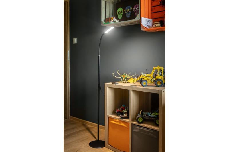 Decor Floor lamp YORK  10W 900lm AC220-240V 3 step dimmable 3-CCT pilot PF>0 5 Ra>80 black 1208963351
