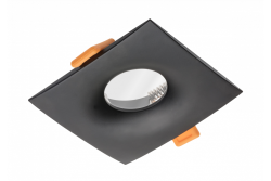 Decor Ceiling spot fixture ALESSIO IP54 square black 1208963699