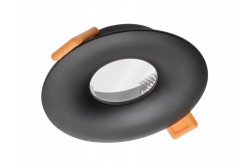 Decor Ceiling spot fixture ALESSIO IP54 round black 1208963702