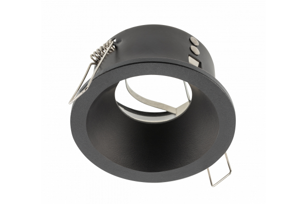 Decor Ceiling spot fixture ELVA IP54 round Ø85x45mm black 1208963722