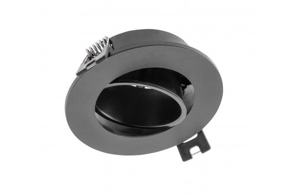 Decor Ceiling spot light fixture LINTO IP20 round Ø90x29mm black 1208963726