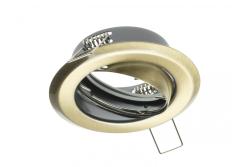 Decor Ceiling spot light fixture PARMA II IP20 round old gold  with angle adjustment 1208963745