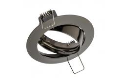 Decor PORTO-K ceiling spot luminaire IP20 round black chrome angle-adjustable TYPE 5515 1208963781