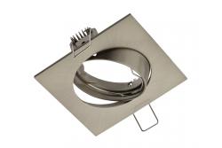Decor PORTO-K ceiling spot luminaire IP20 square inox angle-adjustable TYPE DT10 1208963784