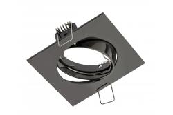 Decor PORTO-K ceiling spot luminaire IP20 square black chrome angle-adjustable TYPE DT10 1208963785
