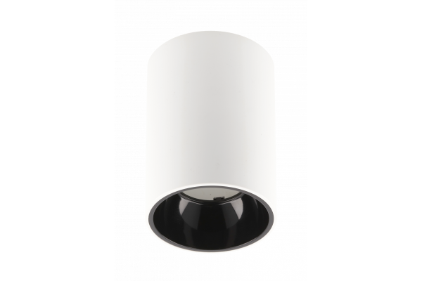 Decor Ceiling luminaire ARIES PC 73x105mm IP20 max 20W round white/black 1208963818