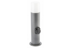 Decor CORTA-P 40 garden lamp E27 MAX.25W IP44 AC220-240V 50-60Hz socket max. 3000W bollard graphite 1208963861