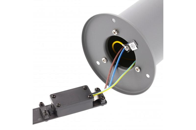 Decor Garden fixture CORTA-P 80 E27 MAX.25W IP44 AC220-240V 50-60Hz pole anthracite 1208963863