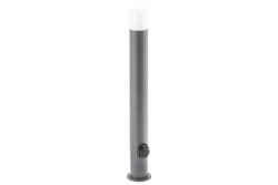 Decor CORTA-P 80 garden lamp E27 MAX.25W IP44 AC220-240V 50-60Hz socket max. 3000W bollard graphite 1208963864
