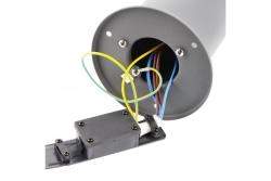 Decor CORTA-P 80 garden lamp E27 MAX.25W IP44 AC220-240V 50-60Hz socket max. 3000W bollard graphite 1208963864