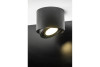 ISUMI ceiling lamp with adjustable angle, aluminium, 130x100, IP20, ES111, GU10, round, black