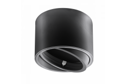 Decor ISUMI ceiling lamp with adjustable angle aluminium 130x100 IP20 ES111 GU10 round black 1208963894