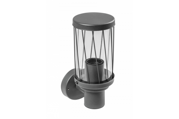 Decor KERTA-A garden light E27 MAX.12W IP44 AC220-240V 50-60Hz simple wall lamp top graphite 1208963906