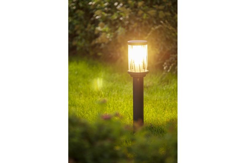 Decor KERTA-P 50 garden light E27 MAX.12W IP44 AC220-240V 50-60Hz bollard  graphite 1208963907